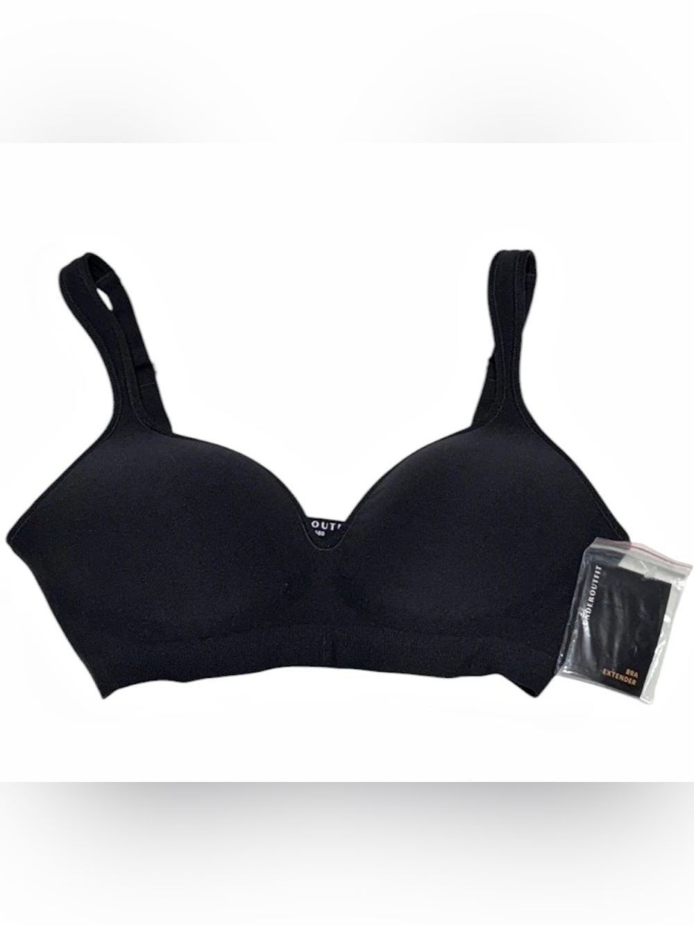 NEW Underoutfit 460 The Perfect Neckline Bra Size Medium BLACK  New With Tags
